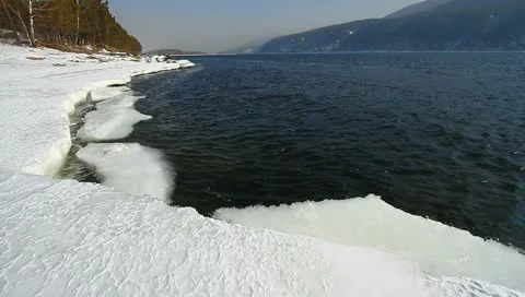 Icy water 009 Stock Footage 10854754
