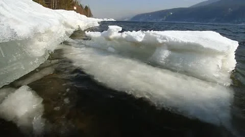 Icy water 014 Stock Footage 10854669