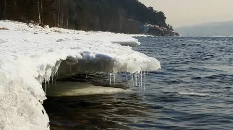 Icy water 028 Video stock 10857376