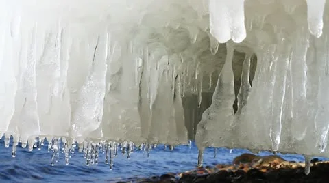 Icy water 031 Video stock 10857382