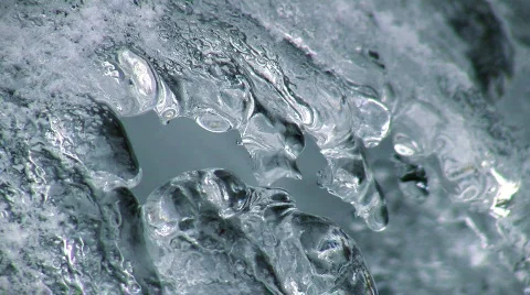 Icy waterfall Stock-Footage 651663