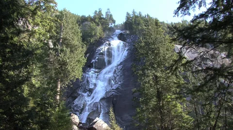 Icy waterfalls Stock Footage 32421812