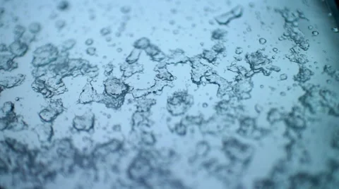 Icy Window Close Up Stock Footage 68941104