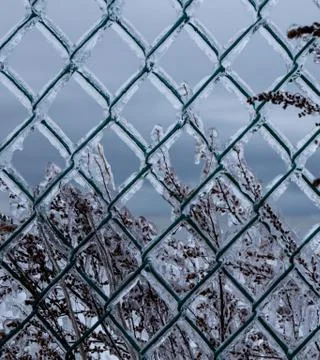 Icy Winter Background Stock Photos