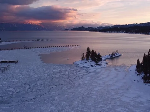 IcyLake4 3K@23.976 Stock Footage 74027929