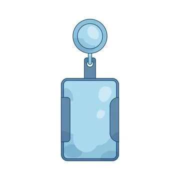 Id badge holder Stock Illustration