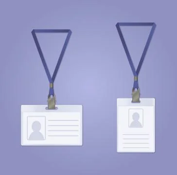 Id Badge Stock Illustration