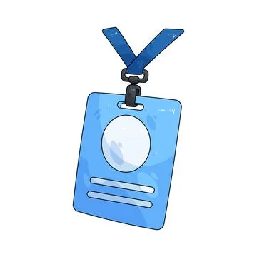 Id badge Stock Illustration