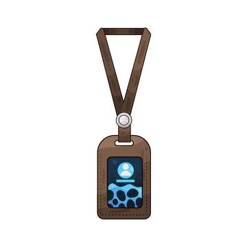 ID card case illustration Stock Illustration