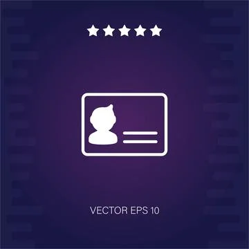Id card  icon Stock Illustration