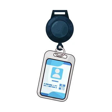 ID Card illustration Stock-Illustration
