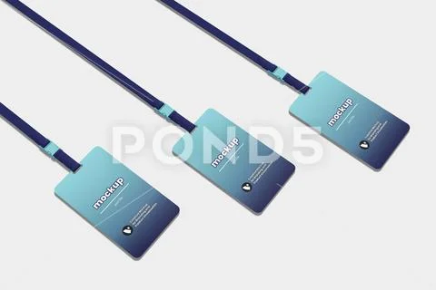 ID Card Mockup PSD Template