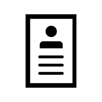 Id icon. flat illustration of id vector icon for web Stock Illustration
