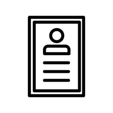 Id icon. flat illustration of id vector icon for web Stock Illustration