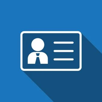 Id icon stock vector illustration flat design Stock Illustration