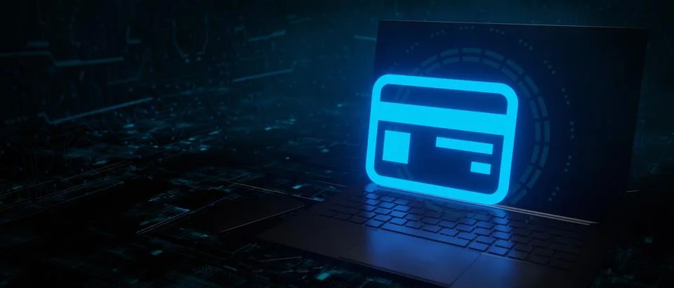 ID technology concept. Network technology identification banner background wi Stock-Illustration