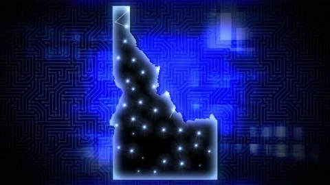 Idaho AI Data Center Network Technology 動画素材 344403597