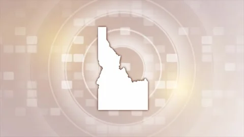 Idaho Animated Map Video stock 275817131