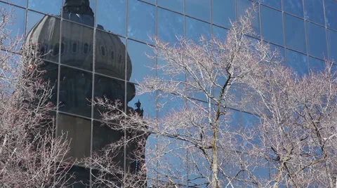 Idaho Capitol Reflection 動画素材 39018154