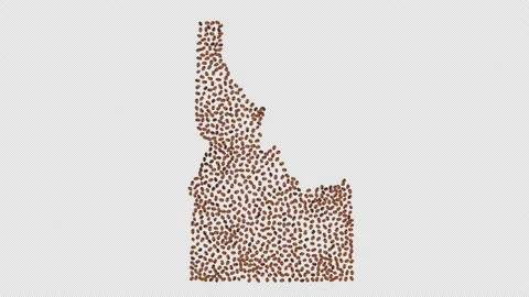 Idaho Coffee Beans Stock Footage 147517292