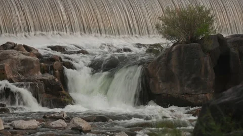 Idaho Falls Waterfall Stock Footage 199705210