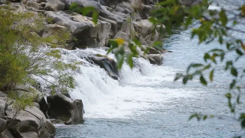Idaho Falls Waterfall Stock Footage 199705389