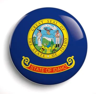 Idaho flag Stock Illustration