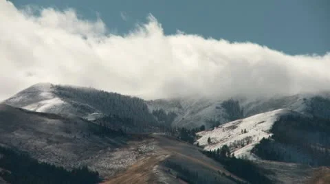 Idaho mountains with clouds timelapse Video stock 21253944