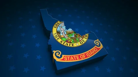 Idaho State Election Background 06 Stockbeeldmateriaal 125993753