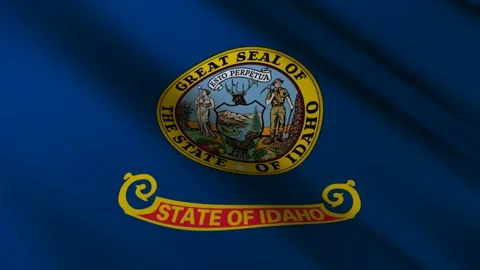 Idaho State Flag Stock Footage 276104930