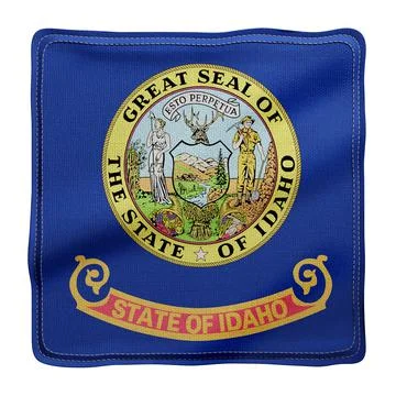 Idaho State flag Stock Illustration