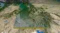 Idaho - United States, region extruded. Satellite 4k or 4k+ Resolution