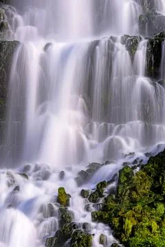 Idaho waterfall close-up Foto stock