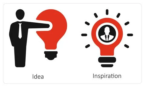 Idea and Inspiration Stock Illustration
