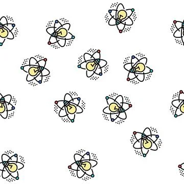 Idea and realization neural network vector seamless pattern Stock Illustration