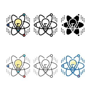 Idea and realization neural network color diversity icon vector イラスト素材