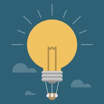 Idea Balloon Stockillustratie