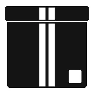 Idea box icon simple vector. Carton package Illustrazione stock