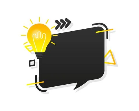 Idea brain. Creative thinking. Idea, solution. Positive, motivation. Stock Illustration