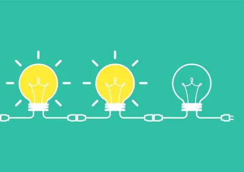 Idea brainstorm concept Stock Illustration