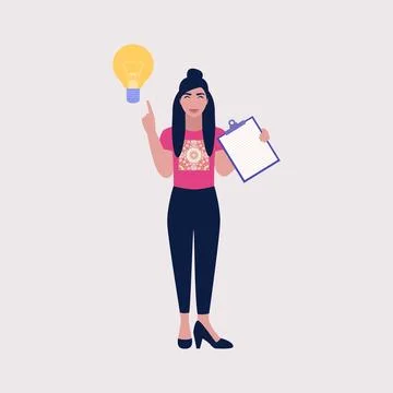 Idea brainstorming Stock Illustration
