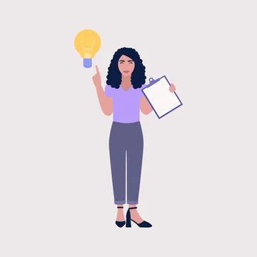 Idea brainstorming Stock Illustration