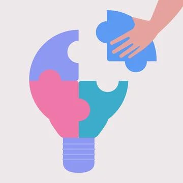 Idea brainstorming Stock Illustration