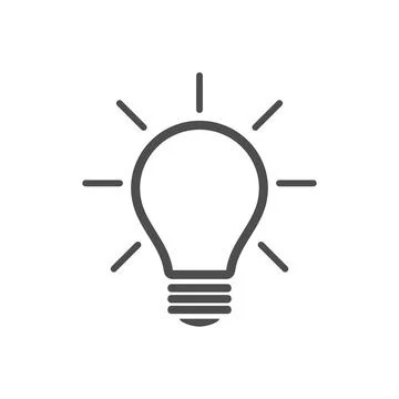 Idea, bulb, education Stock Illustration