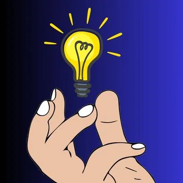 Idea bulb glowing showing blooming idea innovative creative - 1 Stock Illustration