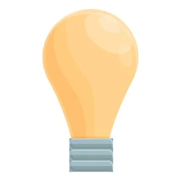 Idea bulb icon cartoon . Work concentration Иллюстрация