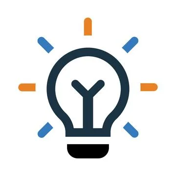 Idea, bulb, light bulb, creative idea icon Stock Illustration