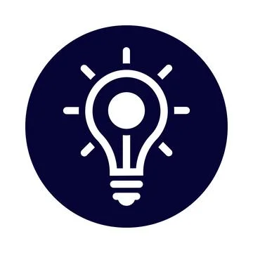 Idea, bulb, light bulb, creative idea icon Stock Illustration