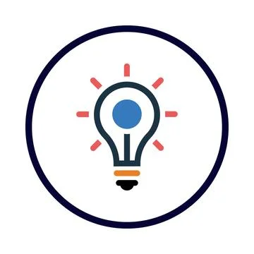 Idea, bulb, light bulb, creative idea icon Stock Illustration