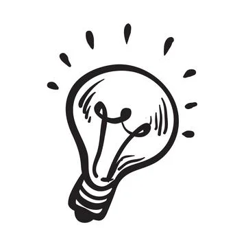 Idea bulb vector clipart Stock Illustration